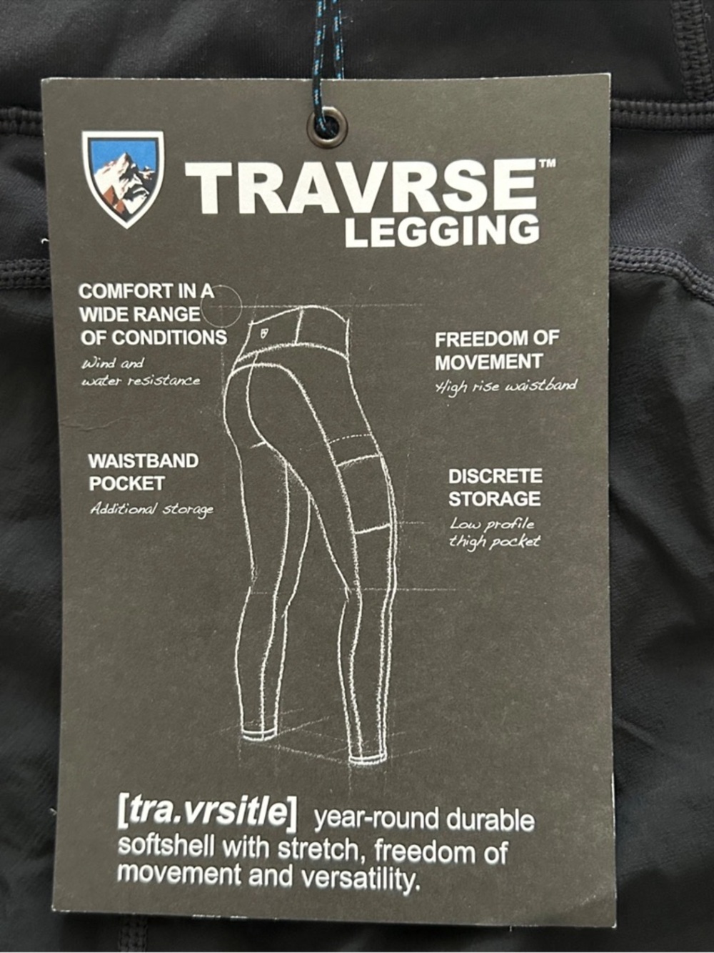 KUHL | 6322 W’s Traverse Legging 20S Raven Womens Size L Black Pull On - Picture 11 of 12